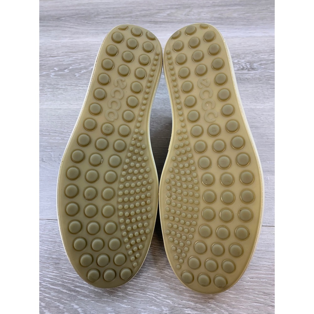 Ecco Soft 7 Women's White Leather Low Top Sneakers US 9-9.5 Comfort Shoes - Picture 5 of 10